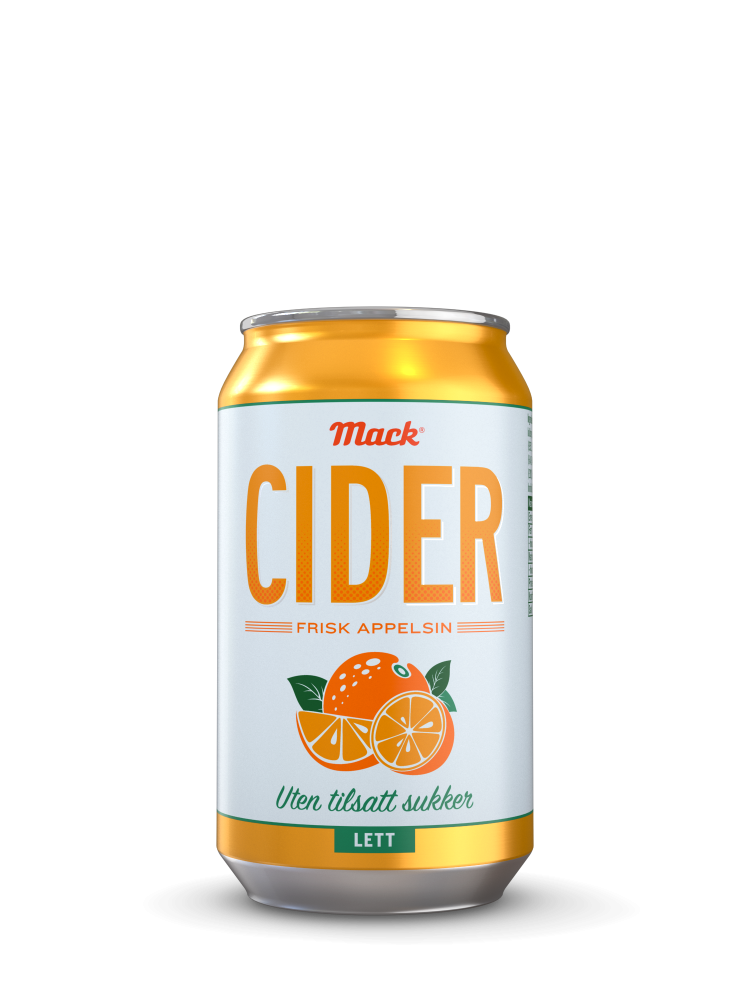 Mack Cider Appelsin 033 Can